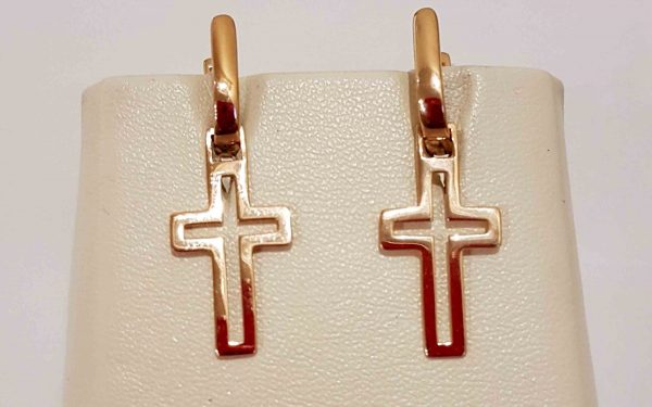 фото Золотые серьги СБ365 общий вид