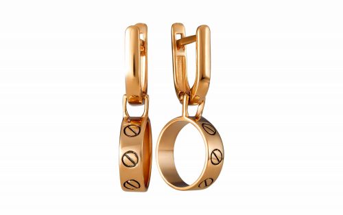 Золоті сережки СБ373