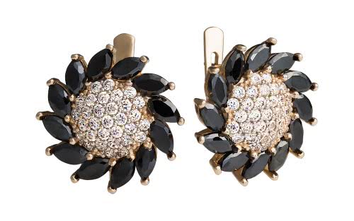 Серьги золотые СВ1008 Золотые серьги СВ1008