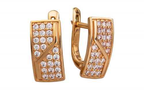 Золотые серьги СВ1263