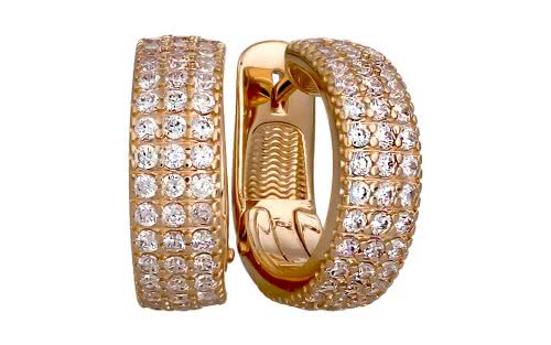 Золотые серьги СВ1323