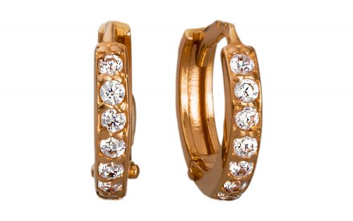 Золотые серьги СВ1372