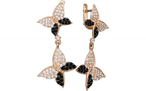 Золоті сережки СВ1395 Золотые серьги СВ1395