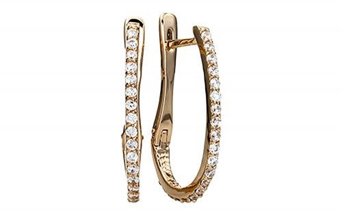 Золоті сережки СВ1414 Золотые серьги СВ1414