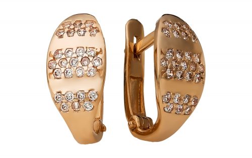 Золоті сережки СВ1417 Золотые серьги СВ1417