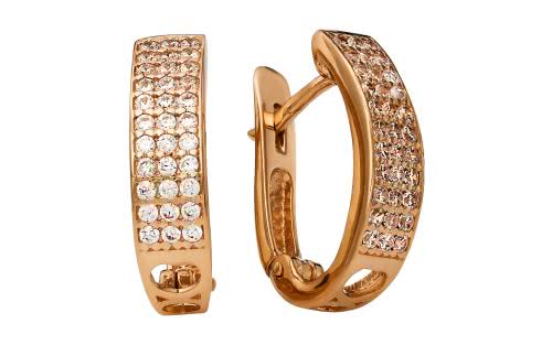 Золотые серьги СВ1420 Золотые серьги СВ1420