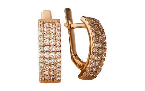 Золотые серьги СВ1422 Золотые серьги СВ1422