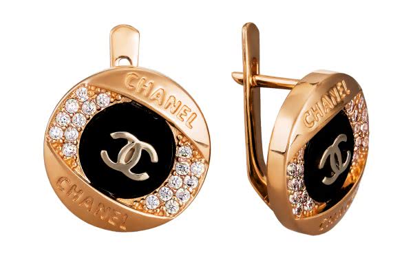 Золотые серьги СВ1589.2 Золотые серьги СВ1589.2