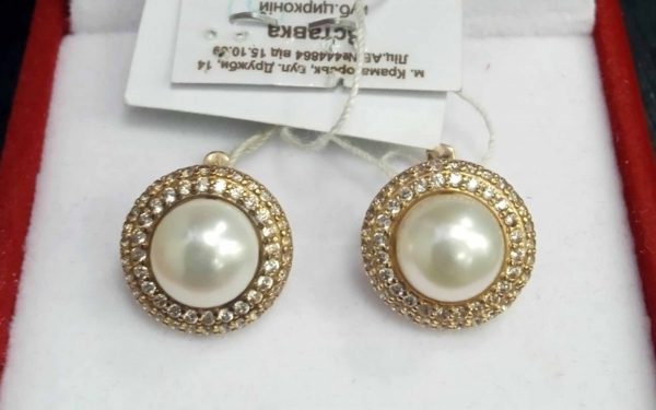 Фото золотые серьги СВ1663