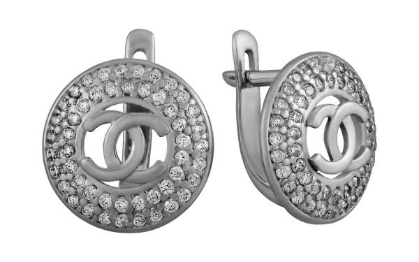 Серебряные серьги СВ1731-С Серебряные серьги СВ1731-С