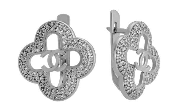 Серебряные серьги СВ1759.1-С