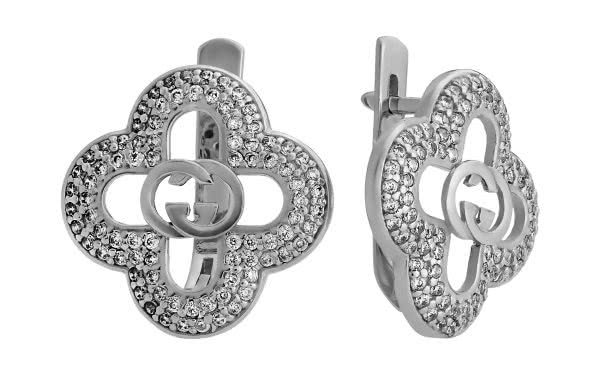 Серебряные серьги СВ1760.1-С