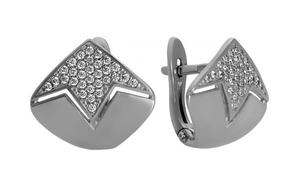 Серебряные серьги СВ1772-С Серебряные серьги СВ1772-С