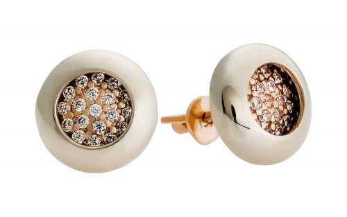 Золотые серьги СВ1792