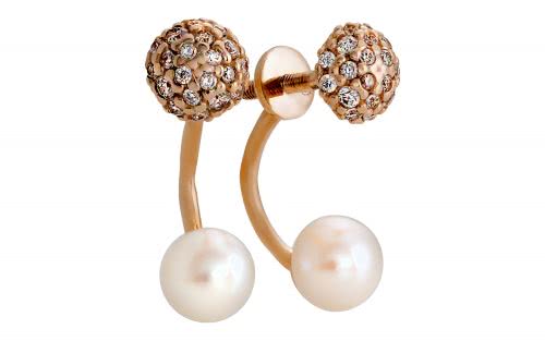 Золотые серьги СВ1795