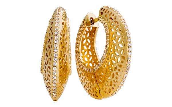 Золотые серьги СВ1796.2