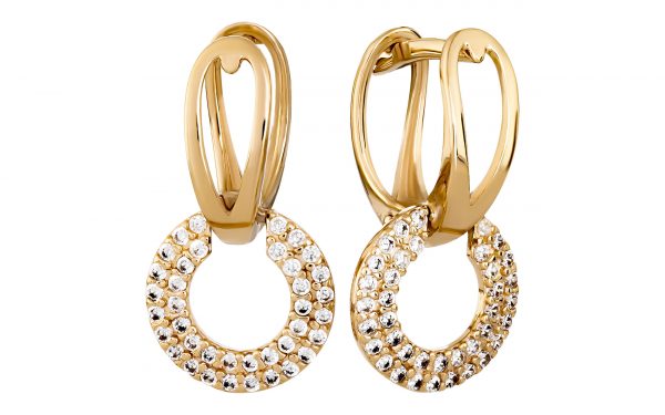 Золотые серьги СВ2075