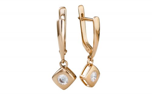 Золотые серьги СВ2092