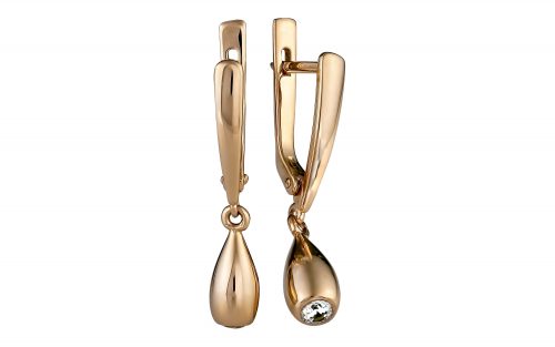 Золотые серьги СВ2104.3