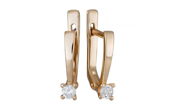 Золотые серьги СВ2133