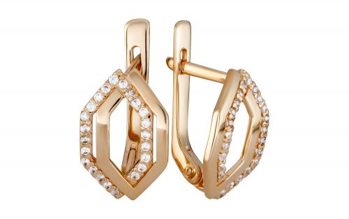 Золотые серьги СВ2134