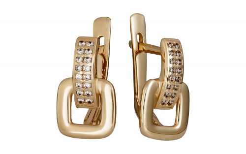 Золотые серьги СВ2135