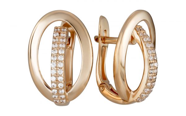 Золотые серьги СВ2137