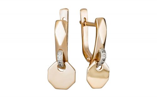 Золотые серьги СВ2139