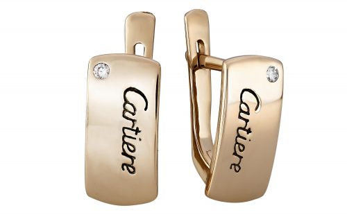 Золотые серьги СВ2152