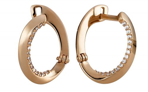 Золотые серьги СВ2156