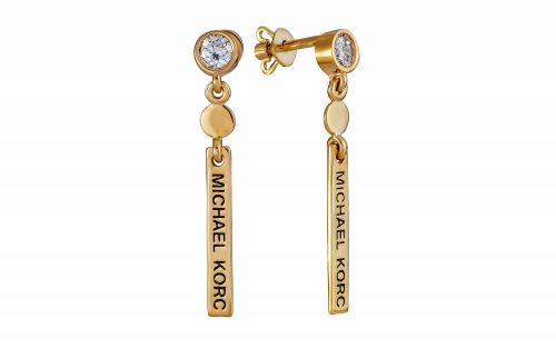 Фото сережки золотые с фианитами СВ2201 средний вес 3.17 грамма