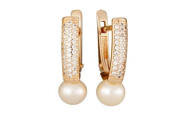 Золотые серьги СВ2228