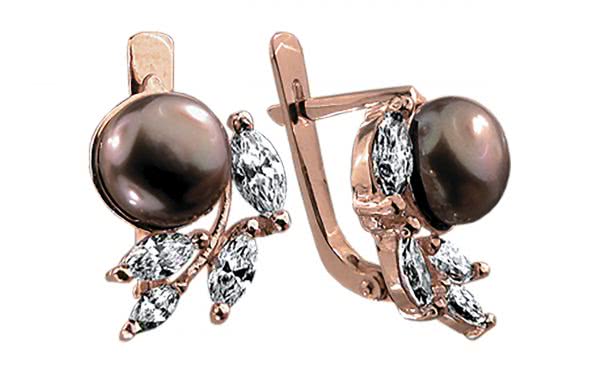 Золотые серьги СВ233