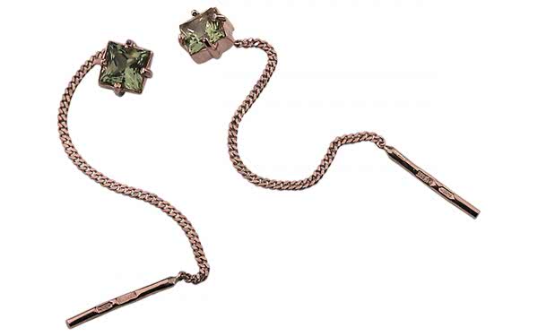 Золотые серьги СВ287