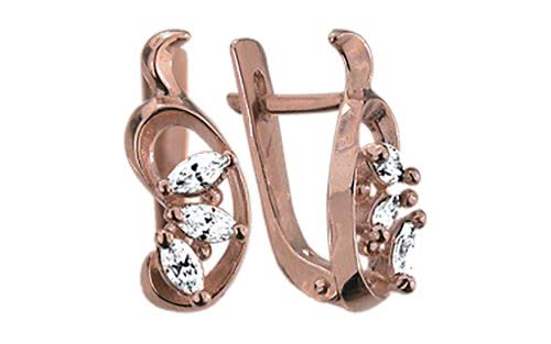 Золотые серьги СВ329