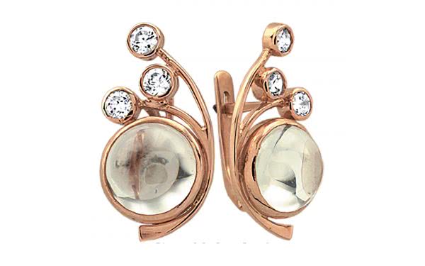 Золотые серьги СВ638