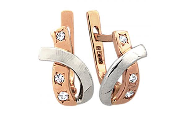 Золотые серьги СВ698 Золотые серьги СВ698