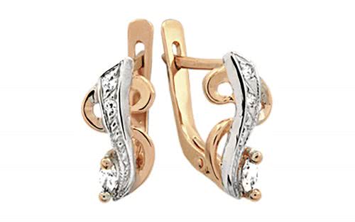Золотые серьги СВ721 Золотые серьги СВ721