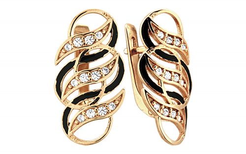 Золоті сережки СВ731 Золотые серьги СВ731