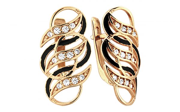 Золоті сережки СВ731 Золотые серьги СВ731