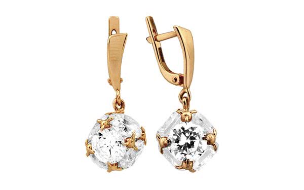 Золотые серьги СВ844.1