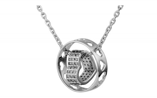 Серебряное колье ЦП246-С