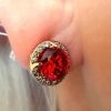 Фото Золотые серьги СВ1401 на ушке